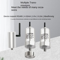 Sensor Getaran Detektor Kecepatan Perpindahan Tiga Sumbu Suhu Tinggi Motor RS-485 LORA Nirkabel 4G/WiFi Terintegrasi