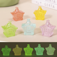 Miniatures de carrosse citrouille en résine phosphorescentes et miniatures de Noël assorties en gros pour jardin féerique, maison de poupée et loisirs créatifs DIY