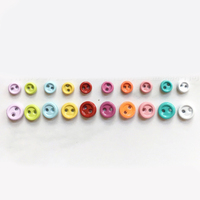 Boutons en résine miniatures de haute qualité, 3 mm, à deux trous, petits accessoires en tissu pour poupée Blythe, boutons super petits pour vêtements de bébé