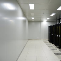 Panneaux muraux en acier coloré pour la construction de salles blanches et de salles de serveurs
