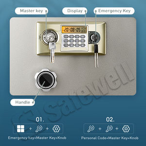 सुरक्षित रूप से फास्ट नमूना आग सुरक्षा बॉक्स के साथ फायर सेफ्टी बॉक्स के साथ गोल्डन सुरक्षित बॉक्स - Product Image 5