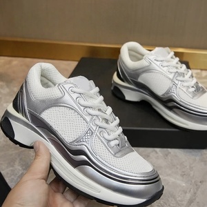 CC <b>Shoes</b> <b>Women</b> Luxury 2025 Designer CC Custom <b>Shoes</b> Fashion Retro Channel Black <b>White</b> Sneakers <b>Women's</b> Outdoor Casual CC <b>Shoes</b> - Product Image 1