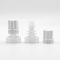 Bouchon de bec verseur en PE de qualité alimentaire, anti-fuite, 5 mm X050, motif fleur de prunier, pour emballage de poches de recharge de liquides cosmétiques