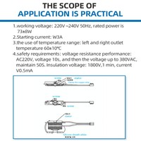 Élément chauffant PTC pour aspirateur robot, anti-buée et contrôle de la température de la batterie, solution de chauffage PTC personnalisée OEM