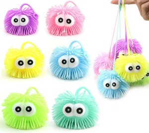 Nouveau jouet créatif anti-<span class=keywords><strong>stress</strong></span> en TPR, boule à pincer avec <span class=keywords><strong>yeux</strong></span> en relief, boule lumineuse flocon de neige, jouet <span class=keywords><strong>flash</strong></span> anti-<span class=keywords><strong>stress</strong></span> - Product Image 1