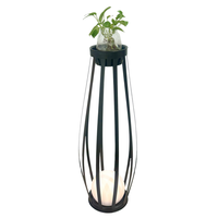 Lampes solaires de jardin, étanches, pour cour, balcon, support de plantes, lampe LED de sol pour aménagement paysager, hôtel, villa, lampe décorative de patio
