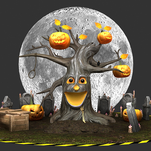 Tùy chỉnh thiết kế animatronic Halloween đêm kinh dị cảnh nhập vai cài đặt với một chủ đề tưởng tượng và bầu không khí ly kỳ - Product Image 4