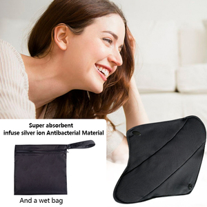 Serviettes Hygiéniques Lavables Ultra-Absorbantes Antidérapantes au Charbon de Bambou pour Période Menstruelle - Product Image 6