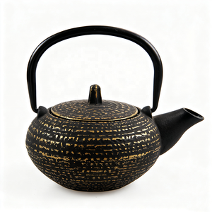 French German Cast Iron Tea Pot Kung Fu Brewing <strong>Kettle</strong> Inner Wall Enamel Rust-proof Small Teapot - Product Image 2