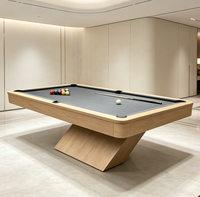 Nouvelle table de billard de luxe professionnelle sur mesure, design moderne de haute qualité, avec plateau en ardoise, revêtement en cuir et structure en bois massif, disponible en 9ft, 8ft et 7ft.