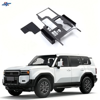 Pour Toyota Land Cruiser 250 LC250 Prado 2024-2026, couvre-console central, kits en fibre de carbone, bacs de rangement, accessoires intérieurs