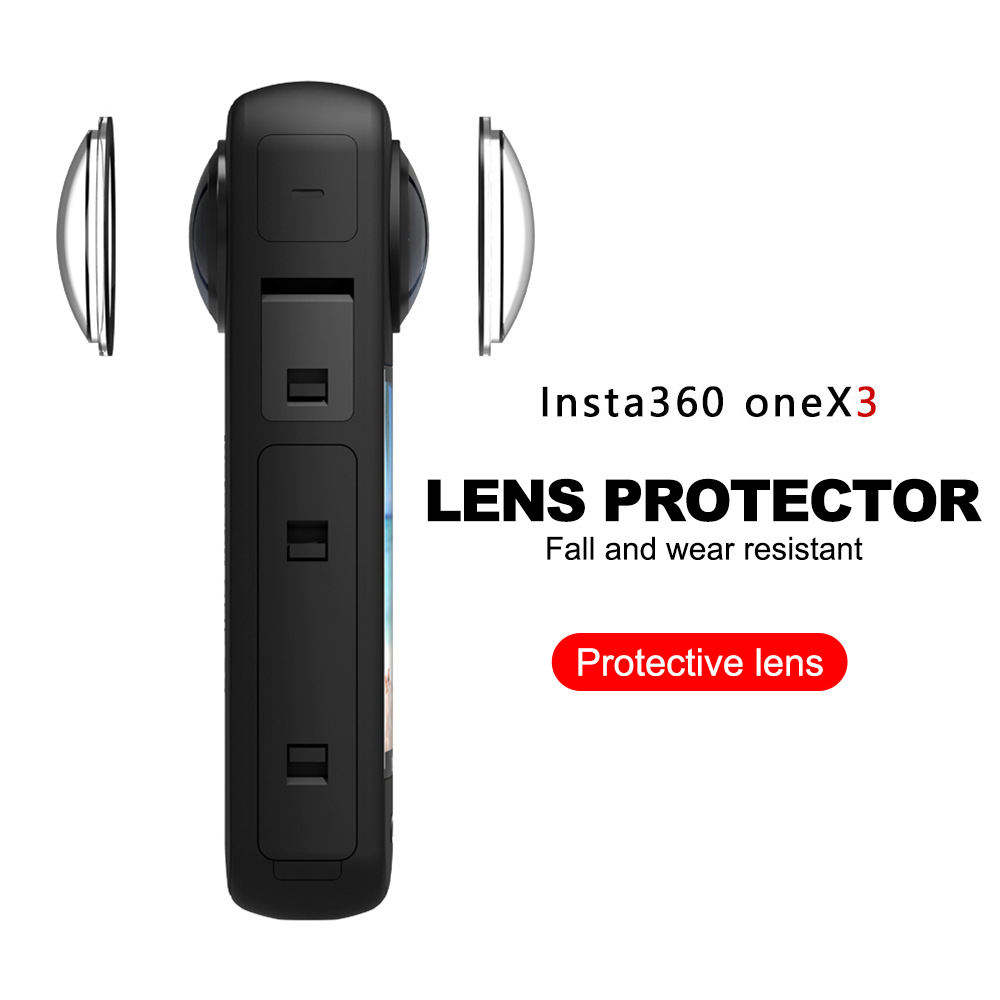 Hongdak Insta360 X3 Action Camera Accessories Sticky Lens Guards Action Camera Accessories
