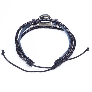 Pulsera de Cuero Qinuo con 12 Constelaciones, Bisel de Aleación de Zinc, Joyería para Regalo - Product Image 4