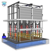 Élévateur à rail hydraulique compact et robuste, réglable, pour usage industriel, entrepôt, manutention de matériaux, capacité de 1 à 20 tonnes, fabriqué en Chine