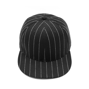 หมวกแก๊ปสปอร์ต 6 แผง แบบเรียบ ราคาถูก พร้อมส่ง มีลายทางอะคริลิค แบบ Snapback - Product Image 3