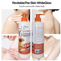 Lotion Corporelle Transparente à l'Acide de Fruits et Vitamine C 500ml Hydratante et Nourrissante