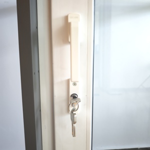 Porte française en <span class=keywords><strong>verre</strong></span> trempé PVC BIEYE de 65 mm d'épaisseur avec cloison, isolation thermique, usage extérieur, garantie de 3 ans - Product Image 6