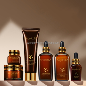 Set di 10 pezzi piccolo marrone bottiglia antirughe collagene cura del <span class=keywords><strong>viso</strong></span> Set di prodotti <span class=keywords><strong>per</strong></span> la cura della pelle all'ingrosso <span class=keywords><strong>cosmetici</strong></span> <span class=keywords><strong>per</strong></span> la cura della pelle Set <span class=keywords><strong>per</strong></span> le donne - Product Image 2