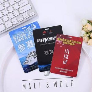 Tarjetas de Identificación para Eventos, PVC Perforado, Impresión Digital, Impresión UV, Laminación de Película Plástica, Impresión de Tarjetas Escolares, Tarjeta Magnética Personalizada - Product Image 3