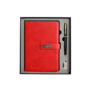 Set de Regalo de Lujo Promocional al por Mayor: Cuaderno de Negocios A5 con Bolígrafo y USB, Personalizado con Logotipo - Product Image 5