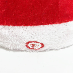 Electric Musical Swinging Santa Hat For Children Christmas Holiday Gift Toy Classic Style Red With White Trim - Product Image 3