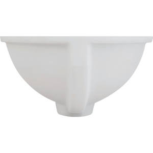 Lavabo de baño ecológico montado debajo de la superficie sólida redonda de, lavabo duradero en material ecológico - Product Image 5