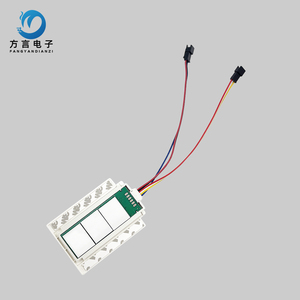 <span class=keywords><strong>Nuovo</strong></span> Interruttore Touch per Specchio a Tre Pulsanti 12V 24V 5A, Dimmer e Antiappannamento, Sensore Touch per Luce Specchio a Tre Colori (CCT) - Product Image 1