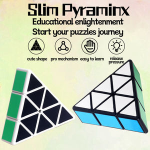 Slim <span class=keywords><strong>Pyraminx</strong></span> 3x3 Speed Magic Cube Puzzle Cube Magic Puzzle Cube Juguetes para niños - Product Image 2