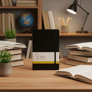 B5 Hardcover <b>Notebook</b> <b>A5</b> PU Leather Custom Fitness Journal Planner - Product Image 5
