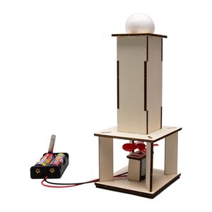 Kit de Ciencia DIY de Suspensión Neumática de Madera OKYN-G5613 para Educación STEM en Física - Product Image 3