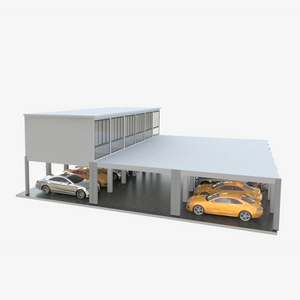 Dễ dàng xây dựng prefab Kết Cấu Thép mạ kẽm kim loại carport cho <span class=keywords><strong>b</strong></span>ãi đậu xe & nông nghiệp tò<span class=keywords><strong>a</strong></span> nhà có thể tháo rời nhà để xe - Product Image 4