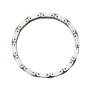 Haute Qualité Éco Main En Gros Personnalisé Mens En Acier Bois Bracelet Pulsera Madera - Product Image 4