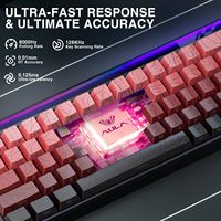 Teclado Aula Hero68 HE de 68 Teclas, Conexión de Alta Velocidad, Anti-Ghosting, Resistente al Aceite, Accesorios para Juegos Competitivos