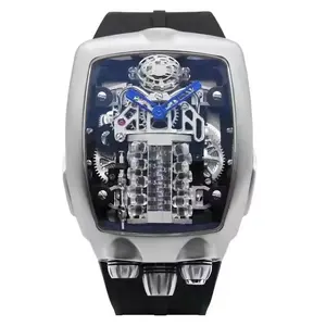 Jam tangan mekanis otomatis super klon untuk pria desainer Top jam tangan Ice out jam tangan olahraga moissanite