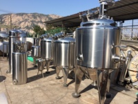 Réacteur de réservoir de mélange d'acier inoxydable avec l'agitateur/mélangeur utilisé pour la nourriture/boissons/cosmétiques