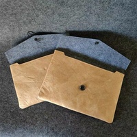 Bolsa de Papel Tyvek Impermeable Ultraligera al por Mayor, Lavable, con Cierre Superior Abatible, para Archivos y Recibos, Personalizable para Cuadernos y Pads