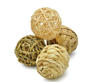 Boule de jeu d'herbe tissée, petit Animal, nouveauté