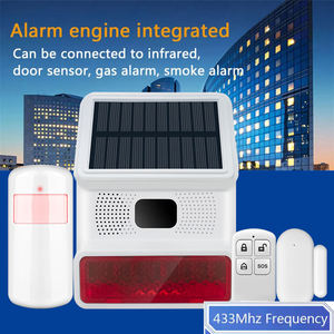Wireless <b>Alarm</b> with Door and <b>Motion</b> <b>Sensor</b> Smoke Signal Repeater Solar Siren for PG-103Smart Home <b>Alarm</b> System WiFi Tuya - Product Image 2