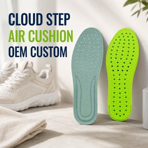 Semelles rehaussantes à coussin d'air 1,5/2,5/3,5 cm, antibactériennes 3A, avec soutien de la voûte plantaire, sensation de marche sur nuage, personnalisables OEM, vente en gros - Product Image 5
