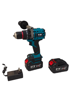 Perceuse sans fil 21V, batterie 2.0Ah, station de charge rapide, vitesse sans charge 0-1450 tr/min, moteur sans balais à vitesse variable, OEM - Product Image 2