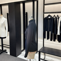 2024 nouvelles femmes équitation couche de Base à manches longues demi fermeture éclair équitation chemise couche de Base vêtements équestres en gros