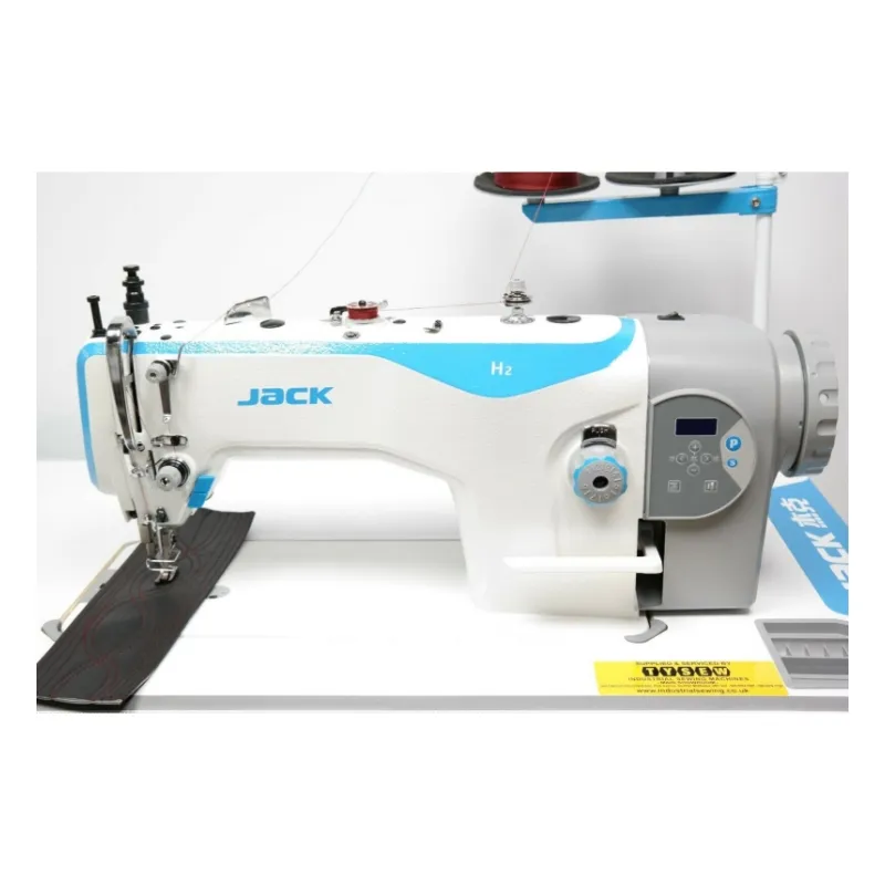ماكينة الخياطة Jack H2-CZ المتينة للغاية تعمل بالتوجيه المباشر وقادرة على خياطة ما يصل إلى 10 طبقات من الجلد المتوسط إلى الخفيف