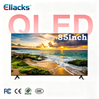 Supplier Terverifikasi Televisi Pintar Android QLED LED LCD UHD WIFI 4K Tanpa Bingkai Ultra 85 Inch untuk Home Theater