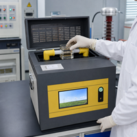 Probador de BDV de Aceite Aislante de Alta Precisión de 100 kV, Máquina Automática para Pruebas de Ruptura Dieléctrica de Aceite de Transformador