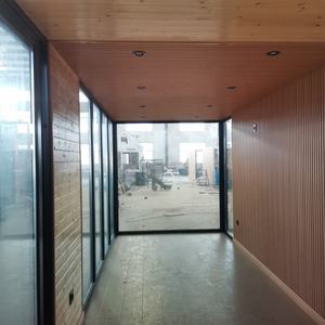 <span class=keywords><strong>Inmobiliaria</strong></span> Listo para Popular Europa Bungalow Cocina móvil Baño Casas prefabricadas de madera 40 pies Cabina de casas manufacturadas modernas - Product Image 2