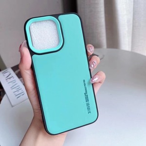 Vente en gros en usine de coques de téléphone portable en cuir pur coloré Accessoires Coque arrière pour iPhone 11 12 16 17 Pro Max - Product Image 6