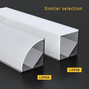 Profilo in Alluminio per Illuminazione LED, Strisce Luminose Personalizzabili per Angoli di Vetrine L090A - Product Image 5