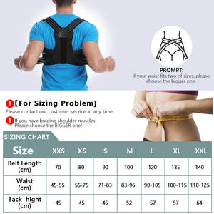 Tianrunyi — ceinture de soutien pour le <span class=keywords><strong>dos</strong></span>, Massage médical des <span class=keywords><strong>épaules</strong></span>, soulagement de la douleur de la colonne vertébrale, correcteur de posture réglable - Product Image 5