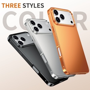 เคสโทรศัพท์มือถือแบบด้านด้านหลัง สำหรับ iPhone 17 14 15 16 Pro Max 17 Air กรอบอะลูมิเนียมโลหะ ป้องกันแรงกระแทก - Product Image 2