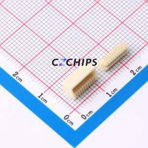 XDBM/F-0835-2*10PIN Board-to-Board & Backplane Connector SMD,P=0.8mm Connector 20P 0.8mm Vertical Mount 2 - Product Image 1